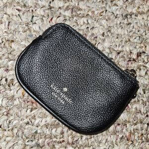 Kate Spade Black Leather Coin Purse